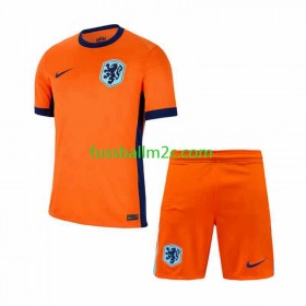Fußballtrikots Niederlande Kinder Heim Trikotsatz EURO 2024